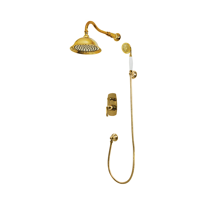 Newarc Golden Ankastre Banyo Bataryası-Altın - Newarc