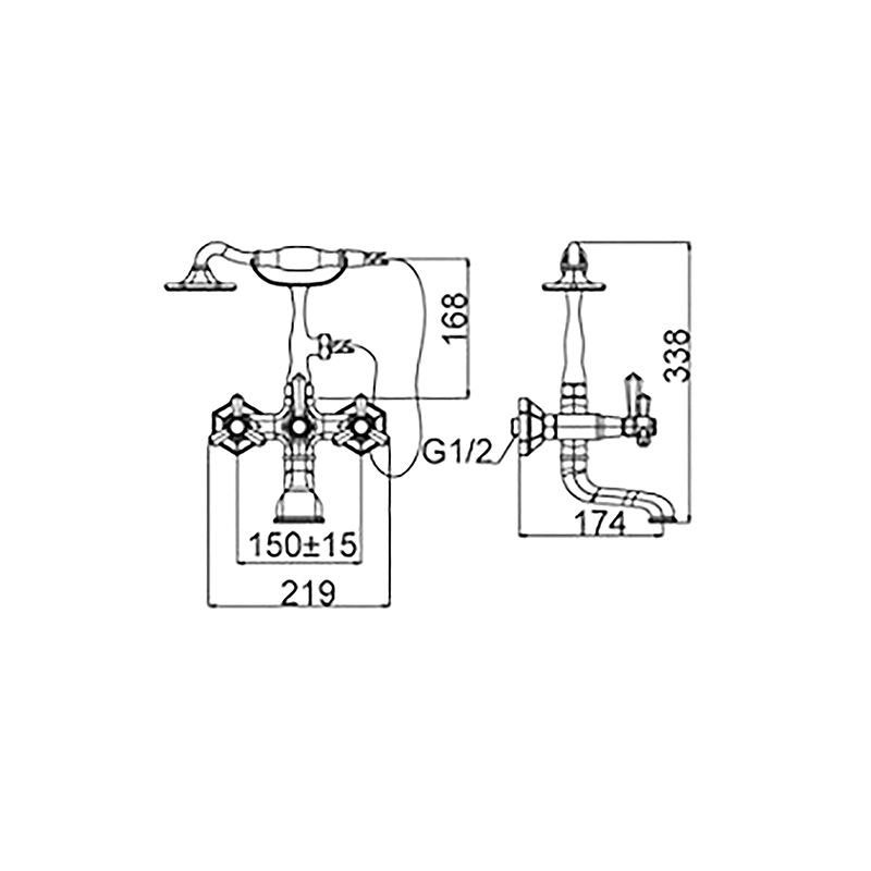 Newarc Hexa Banyo Bataryası Bakır - Newarc (1)