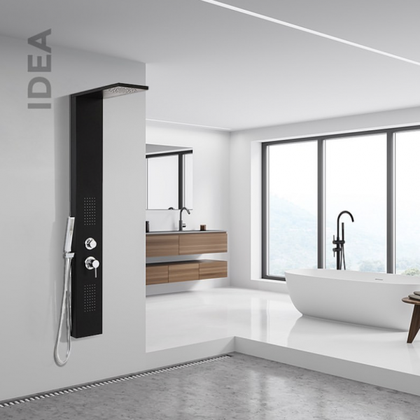 Newarc Idea Duş Paneli Krom - Newarc (1)