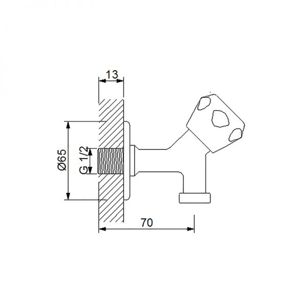 Newarc Küresel Çamaşır Musluğu - Newarc (1)