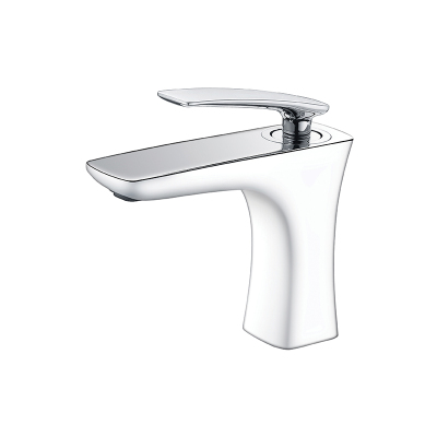 Newarc Lıfe Krom Beyaz Lavabo Bataryası - 1