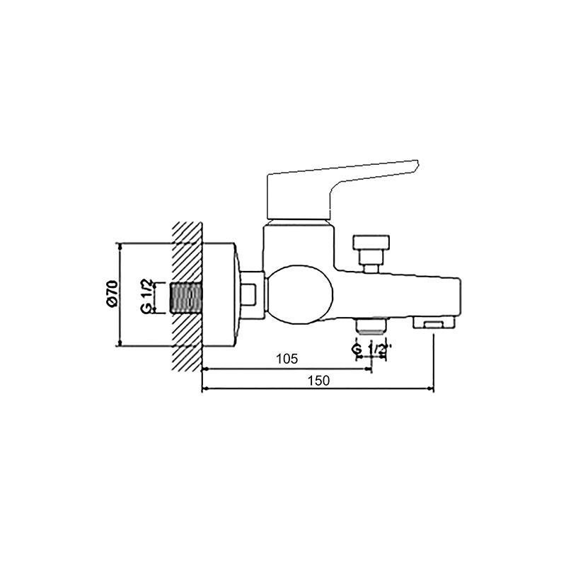 Newarc Newart Banyo Bataryası Krom - Newarc (1)