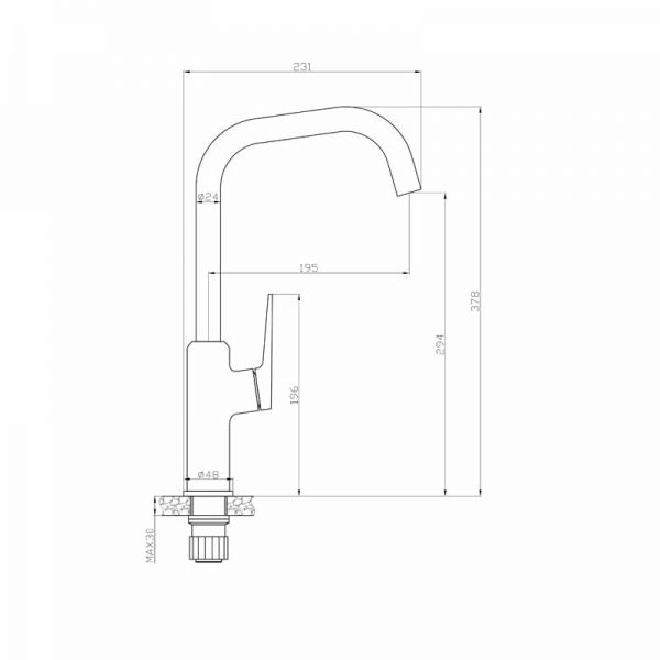 Newarc Next Metalik Gri Eviye Bataryası - Newarc (1)