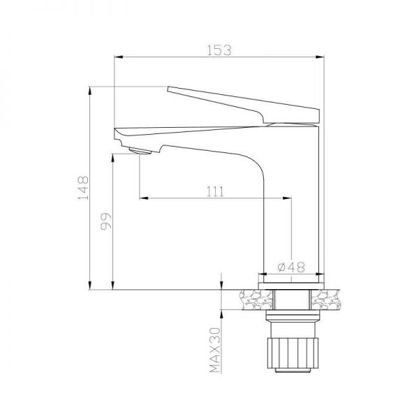 Newarc Next Siyah Lavabo Bataryası - Newarc (1)