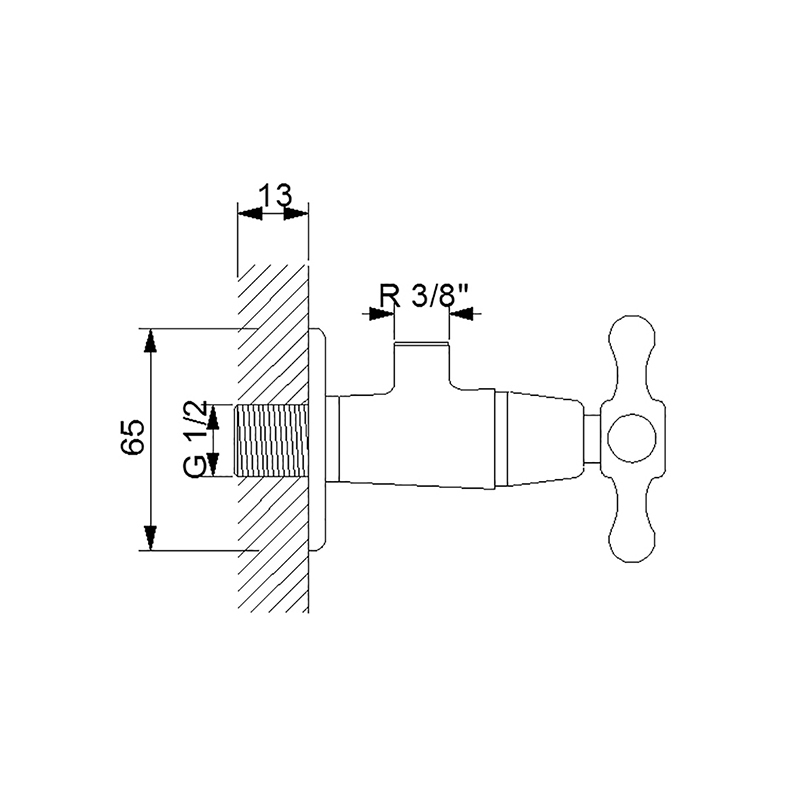 Newarc Nostalgic Ara Musluk Altın - Newarc (1)
