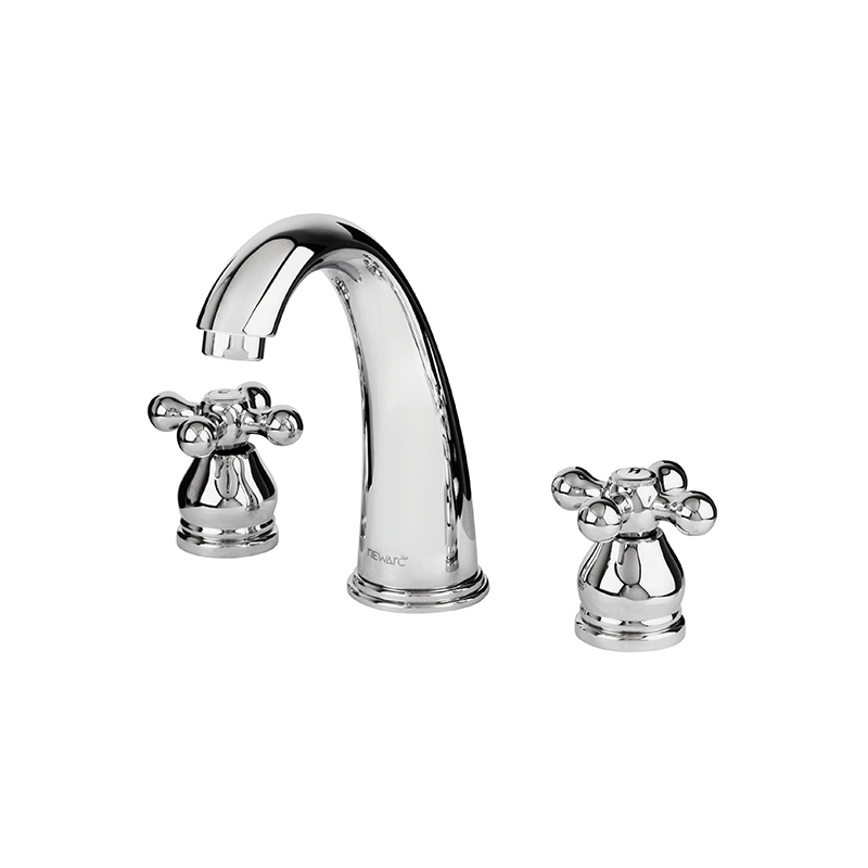 Newarc Nostalgic Krom Üç Delikli Lavabo Bataryası - Newarc