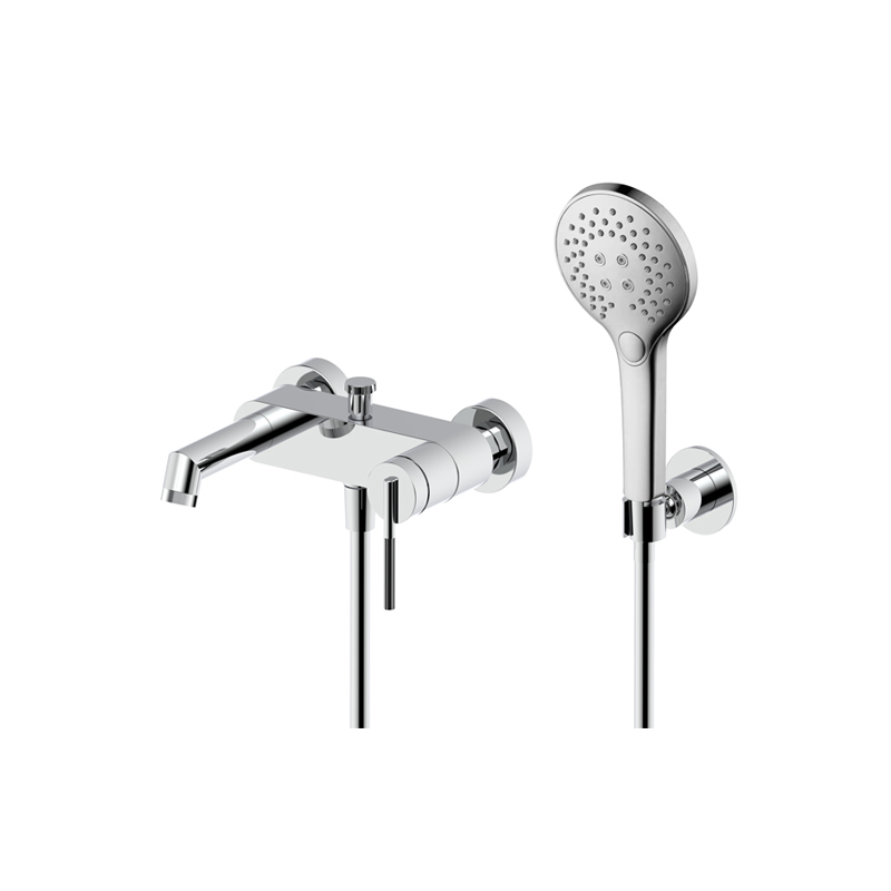 Newarc Opera El Duşlu Banyo Bataryası Krom - Newarc