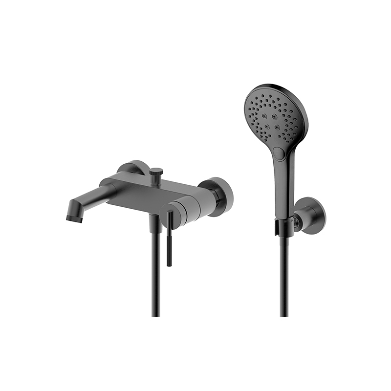 Newarc Opera El Duşlu Banyo Bataryası Metalik Gri - Newarc