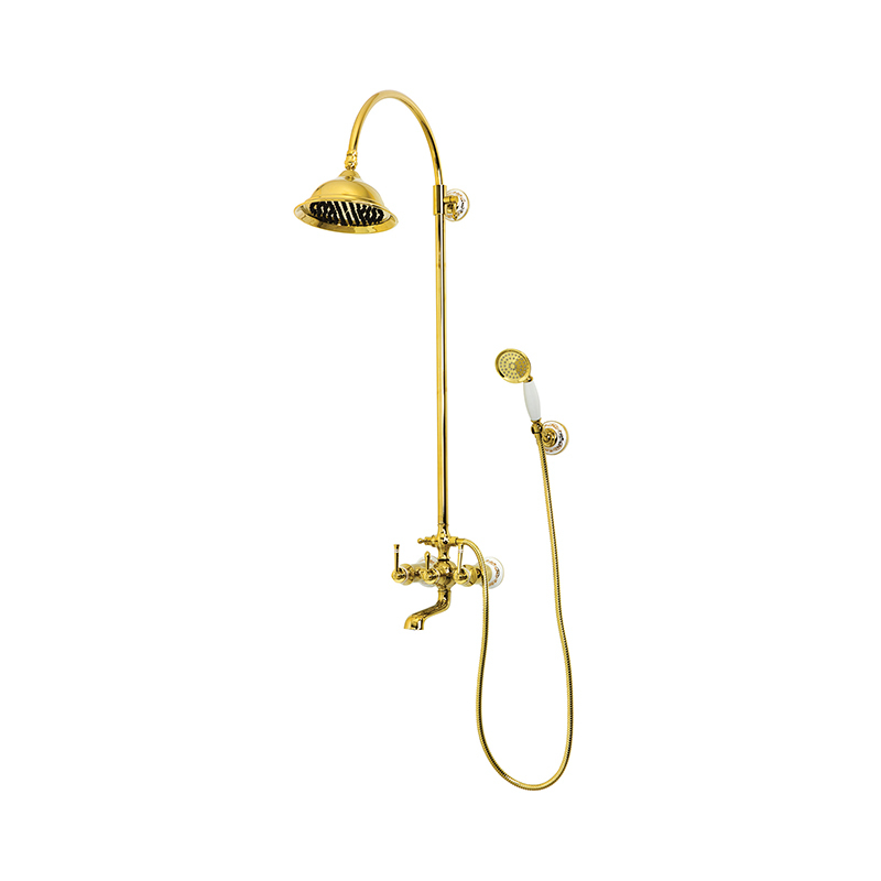 Newarc Pera Bataryalı Duş Ünitesi Altın - Newarc