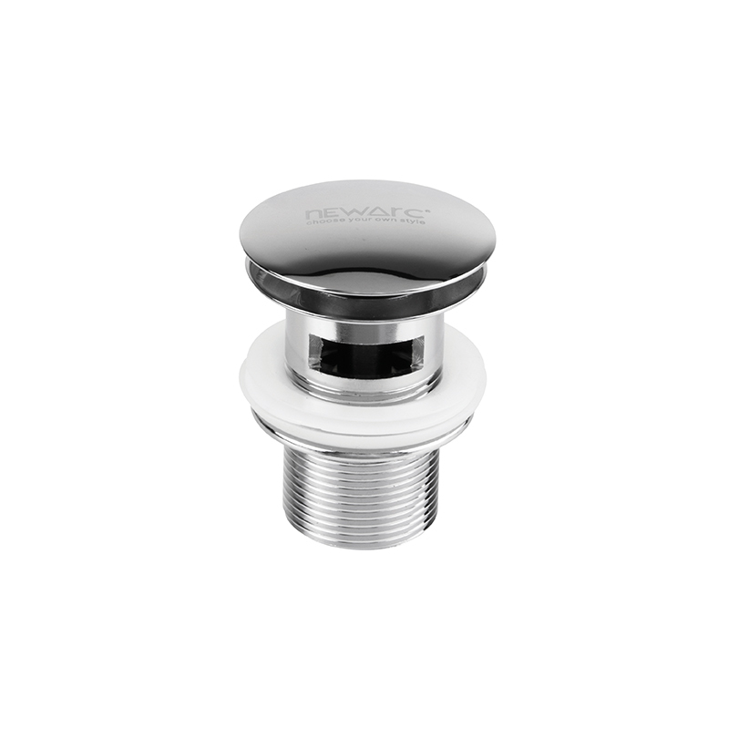 Newarc Sifon Üst Takım Basmalı Delikli Krom - Newarc