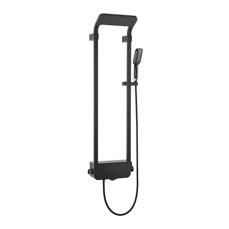 Newarc Step Bataryalı Duş Ünitesi Siyah - Newarc