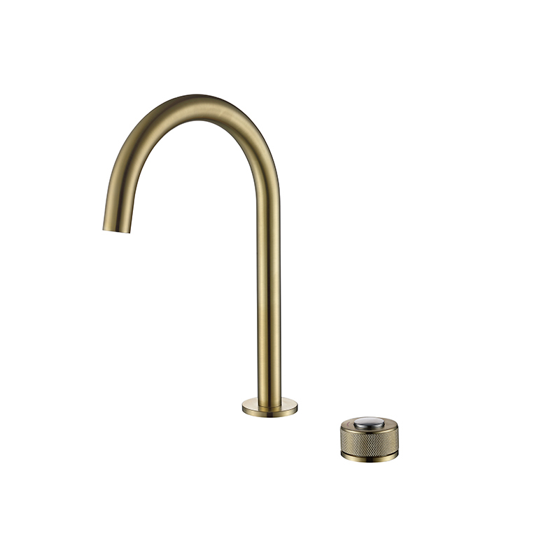 Newarc Step Mat Altın 2 Delikli Çanak Tipi Lavabo Bataryası - Newarc