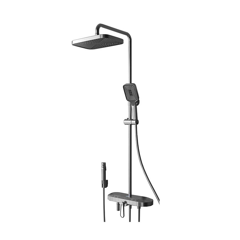 Newarc Zeta Digital Duş Ünitesi Metalik Gri - Newarc