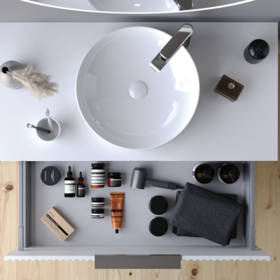 Smart Hole Banyo Dolabı 85 cm - 4