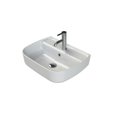 Turkuaz Aqua Tezgahüstü Lavabo 55x42 cm - 1