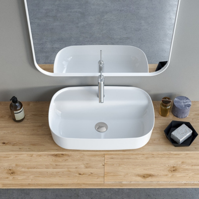 Turkuaz Aqua Tezgahüstü Lavabo 60x40 cm - 4