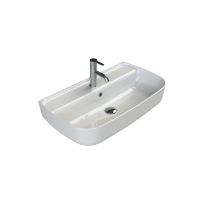 Turkuaz Aqua Tezgahüstü Lavabo 75x40 cm - 1