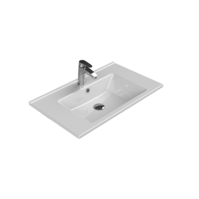 Turkuaz Arte Etajerli Lavabo 75x45 cm - 1