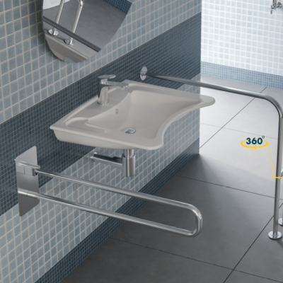 Turkuaz Bedensel Engelli Lavabo 60x49,5 - 2