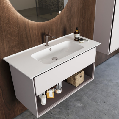 Turkuaz Blue Etajerli Lavabo 100x47 cm - 3