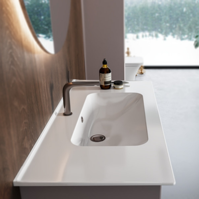 Turkuaz Blue Etajerli Lavabo 100x47 cm - 4