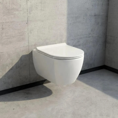 Turkuaz City Rimless Asma Klozet Seti - 2