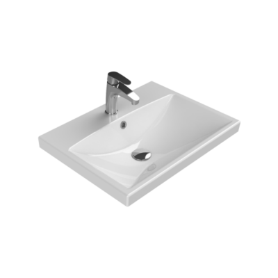 Turkuaz Elite Etajerli Lavabo 60x45 cm - 1