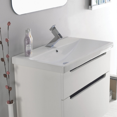 Turkuaz Elite Etajerli Lavabo 60x45 cm - 3