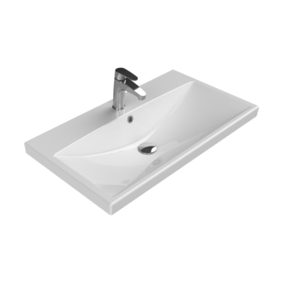 Turkuaz Elite Etajerli Lavabo 80x45 cm - 1