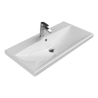 Turkuaz Elite Etajerli Lavabo 90x45 cm - 1