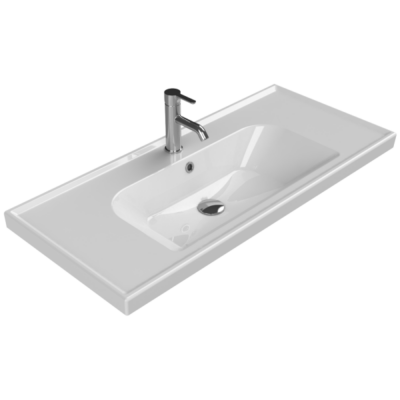 Turkuaz Frame Etajerli Lavabo 100x45 cm - 1