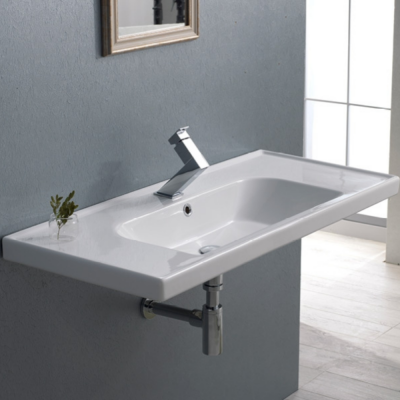 Turkuaz Frame Etajerli Lavabo 70x45 cm - 2