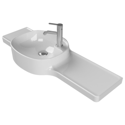 Turkuaz Harmony Etajerli Lavabo 100x37,5x26,4 cm - 1