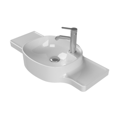 Turkuaz Harmony Etajerli Lavabo 80x37,5x26,4 cm - 2