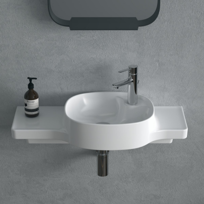 Turkuaz Harmony Etajerli Lavabo 80x37,5x26,4 cm - 1