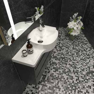 Turkuaz Harmony Etajerli Lavabo 80x37,5x26,4 cm - 4