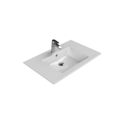 Turkuaz İbiza Etajerli Lavabo 81x51 cm - 1