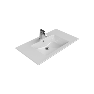 Turkuaz İbiza Etajerli Lavabo 91x51 cm - 1