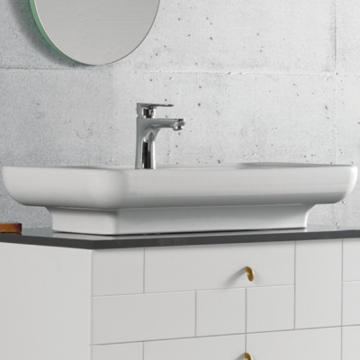 Turkuaz Lal Tezgahüstü Lavabo 80x42 cm - 2