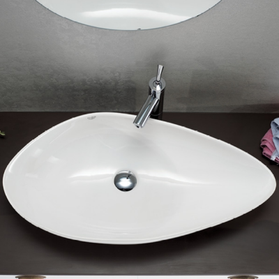 Turkuaz Olive Tezgahüstü Lavabo 74x38 cm - 2
