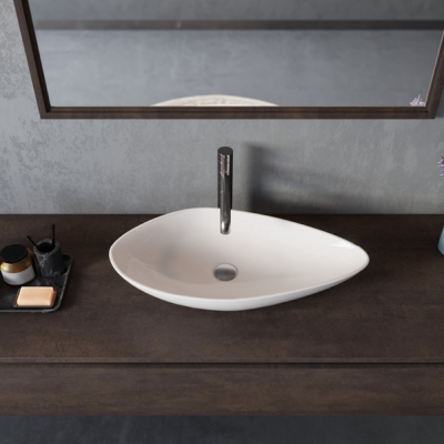 Turkuaz Olive Tezgahüstü Lavabo 74x38 cm - 3