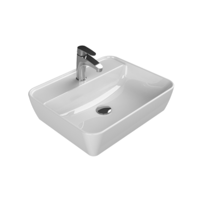 Turkuaz One Tezgahüstü Lavabo 55x45 cm - 1