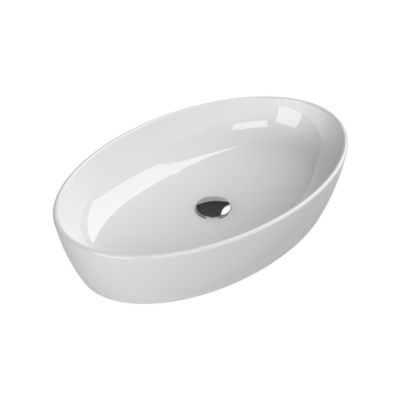 Turkuaz One Tezgahüstü Lavabo 67x42 cm - 1