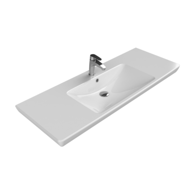 Turkuaz Porto D Etajerli Lavabo 125x48 cm - 1