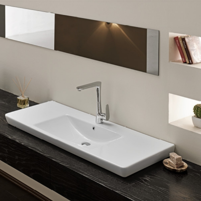 Turkuaz Porto D Etajerli Lavabo 125x48 cm - 2