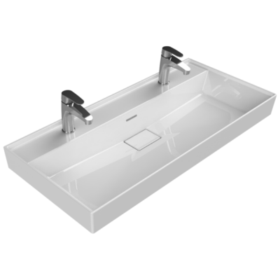 Turkuaz Sharp Etajerli Lavabo 100x48 cm - 1