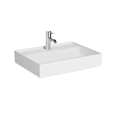 Vitra Archiplan Lavabo 60x46 cm Tek Armatür Delikli, Su Taşma Deliksiz, Beyaz - 1