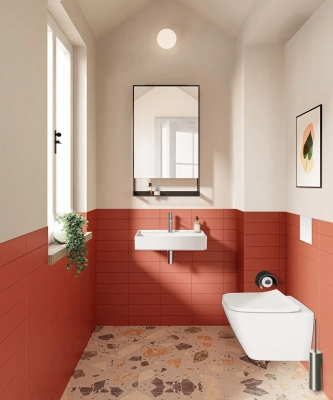 Vitra Archiplan Lavabo Kompakt, 60x38 cm Tek Armatür Delikli, Su Taşma Delikli, Beyaz - 3