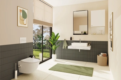 Vitra Archiplan Lavabo Kompakt, 60x38 cm Tek Armatür Delikli, Su Taşma Deliksiz, Beyaz - 2