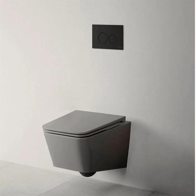 Vitra Equal Asma Klozet Rim-ex, Gizli Montajlı, 54 cm Clean, Mat Taş Gri - 2